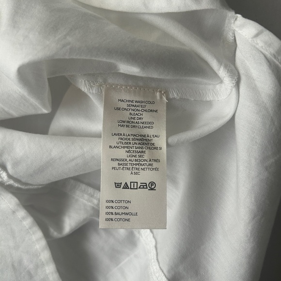 Pilcro Women’s Blouse Top, Flutter-Sleeve Small S - Picture 4 of 8